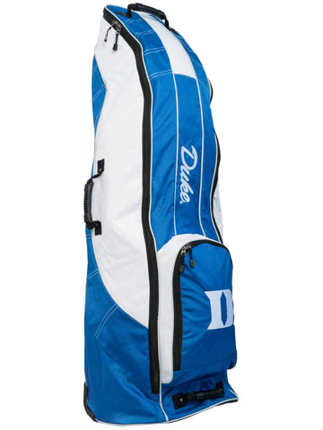 Shop Duke Blue Devils Team Golf Blue Golf Clubs Wheeled Luggage Travel Bag - Sporting Up
