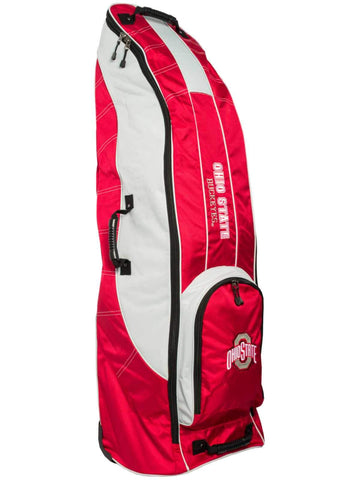 Shop Ohio State Buckeyes Team Golf Red Golf Clubs Wheeled Luggage Travel Bag - Sporting Up