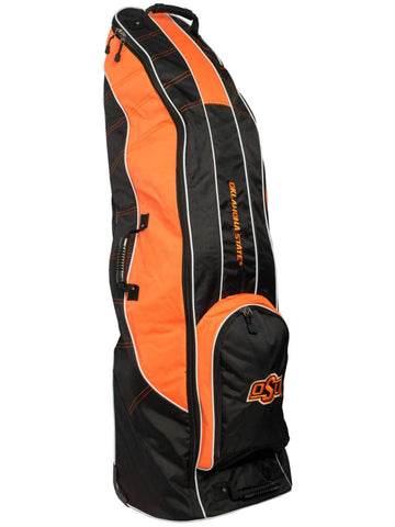 Shop Oklahoma State Cowboys Team Golf Black Golf Clubs Wheeled Luggage Travel Bag - Sporting Up