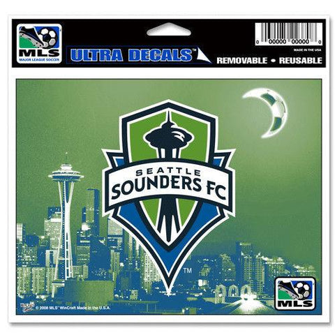 Shop Seattle Sounders FC MLS WinCraft Sports Removable Ultra Decal / Bumper Sticker - Sporting Up