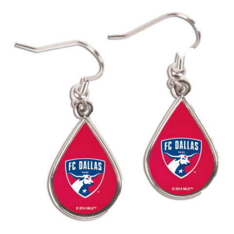 Shop FC Dallas Women's MLS WinCraft Sports Nickel Free Earrings - Sporting Up