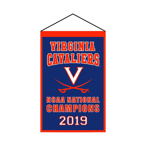 Shop Virginia Cavaliers 2019 NCAA Men's Basketball National Champions Wool Banner - Sporting Up