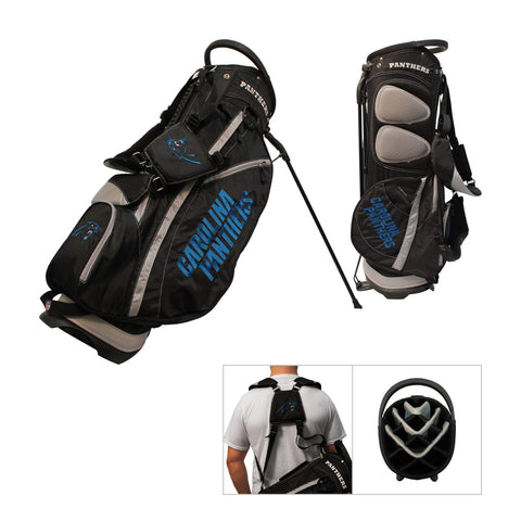 Shop Carolina Panthers Team Golf Fairway Lightweight 14-Way Top Golf Club Stand Bag - Sporting Up