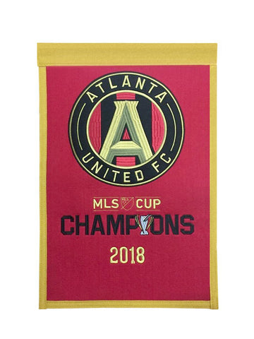 Shop Atlanta United FC 2018 MLS Cup Champions Winning Streak Champs Banner (14"x22") - Sporting Up