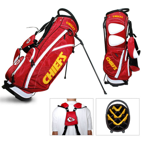 Shop Kansas City Chiefs Team Golf Fairway Lightweight 14-Way Top Golf Club Stand Bag - Sporting Up