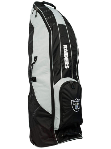 Shop Oakland Raiders Team Golf Black Golf Clubs Wheeled Luggage Travel Bag - Sporting Up