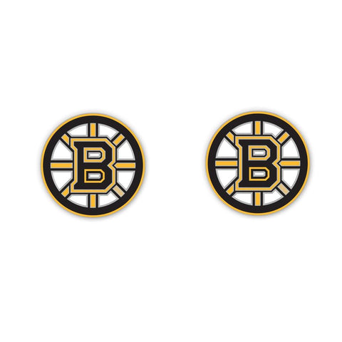 Shop Boston Bruins WinCraft Women's Logo NHL Stud Earrings - Sporting Up