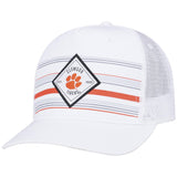 Clemson Tigers TOW White "36th Ave" Mesh Adj. Snapback Hat Cap - Sporting Up