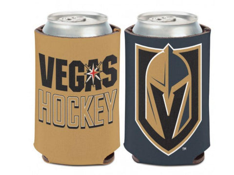Enfriador de latas de "vegas hockey" azul marino y dorado de los Golden Knights de Las Vegas - Sporting Up