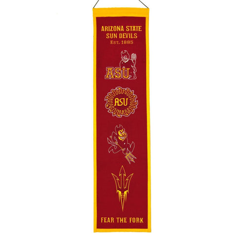 Shop Arizona State Sun Devils Winning Streak Past Mascots Heritage Banner (8"x32") - Sporting Up