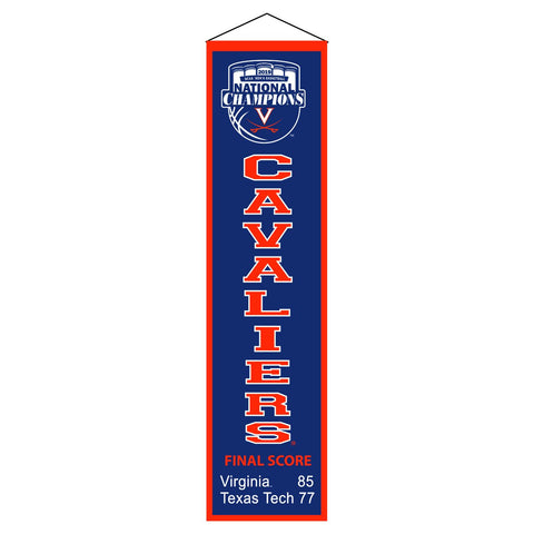 Shop Virginia Cavaliers 2019 NCAA Men's Basketball National Champions Heritage Banner - Sporting Up