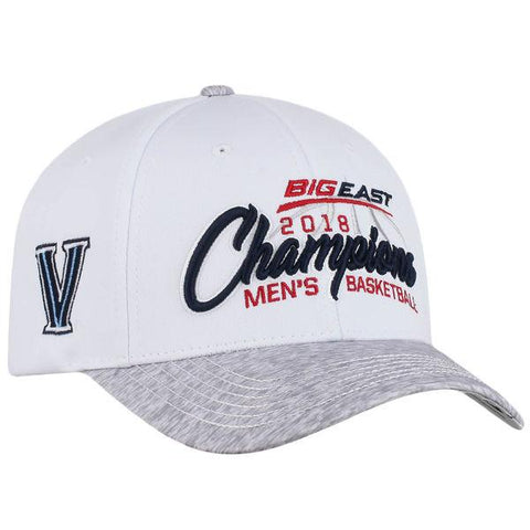 Villanova wildcats 2018 gorra del sombrero del vestuario del campeón del torneo de baloncesto del este grande - sporting up