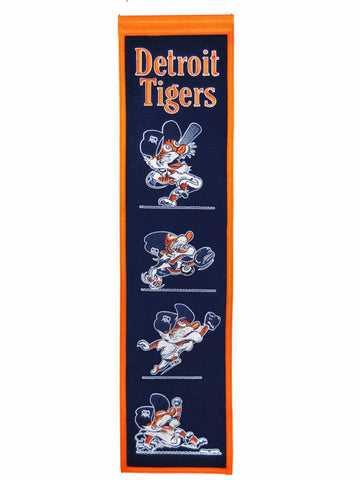 Shop Detroit Tigers Winning Streak Swingin' Kitty Wool Fan Fave Banner (8"x32") - Sporting Up