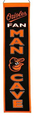 Shop Baltimore Orioles Winning Streak Man Cave Vertical Wool Banner (8"x32") - Sporting Up