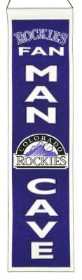 Shop Colorado Rockies Winning Streak Man Cave Wool Banner (8"x32") - Sporting Up
