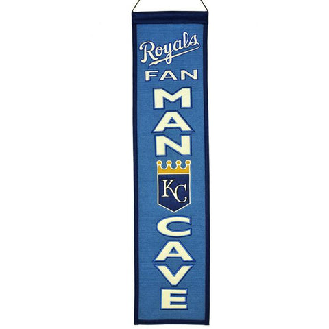 Shop Kansas City Royals Winning Streak Man Cave Wool Banner (8"x32") - Sporting Up