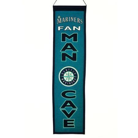Shop Seattle Mariners Winning Streak Blue Man Cave Wool Banner (8"x32") - Sporting Up