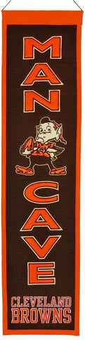 Shop Cleveland Browns Winning Streak Man Cave Wool Banner (8"x32") - Sporting Up