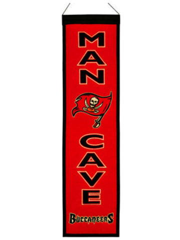 Shop Tampa Bay Buccaneers Bucs Winning Streak Man Cave Wool Banner (8"x32") - Sporting Up