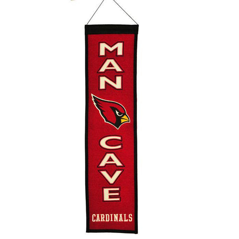 Shop Arizona Cardinals Winning Streak Man Cave Wool Banner (8"x32") - Sporting Up