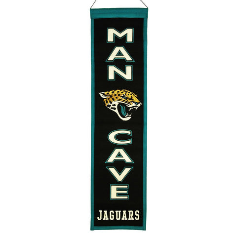 Shop Jacksonville Jaguars Jags Winning Streak Man Cave Wool Banner (8"x32") - Sporting Up