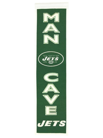 Shop New York Jets Winning Streak Man Cave Wool Banner (8"x32") - Sporting Up