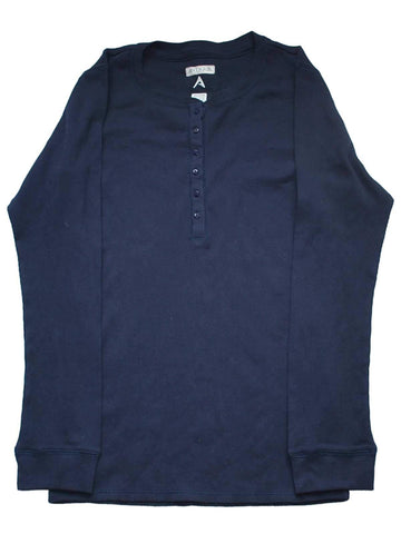 Shop Antigua Women's Knit Long Sleeve Shirt Navy (M) - Sporting Up