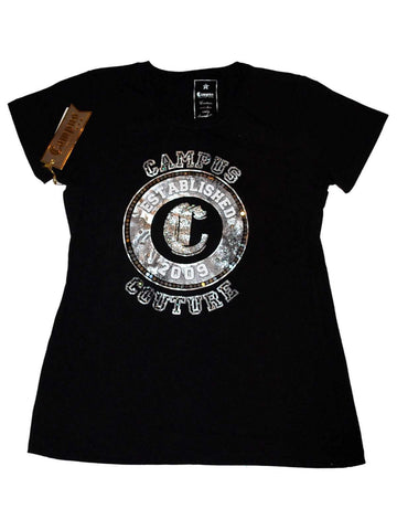 Campus Couture Women's Short Sleeve T-Shirt Black (L) - Sporting Up