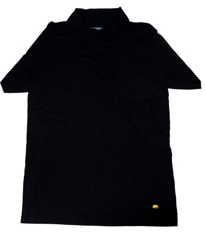 California Golden Bears Men's The Quad Short Sleeve Shirt Black Polo Shirt (L) - Sporting Up