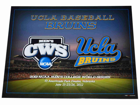 Compre UCLA Bruins Baseball 2012 College World Series Impresión lista para enmarcar 16" X 20" - Sporting Up