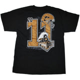 Purdue Boilermakers 12th Boiler Gold Black Club 2011 Football T-Shirt (L) - Sporting Up