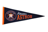 Houston Astros MLB Winning Streak Traditions Wool Pennant (13" x 32") - Sporting Up