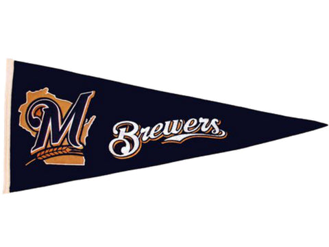 Shop Milwaukee Brewers MLB Winning Streak Traditions Wool Pennant (13" x 32") - Sporting Up