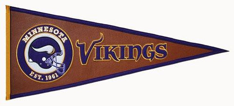 Shop Minnesota Vikings Pigskin Winning Streak Pennant (32", x 13") - Sporting Up