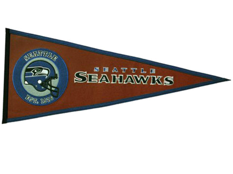 Shop Seattle Seahawks Pigskin Winning Streak Pennant (32", x 13") - Sporting Up