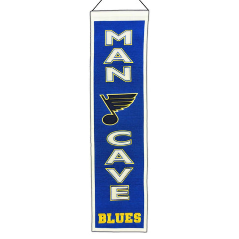 Shop St. Louis Blues Winning Streak Man Cave Wool Banner (8"x32") - Sporting Up