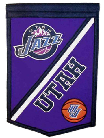 Shop Utah Jazz  Winning Streak Traditions Wool Banner (12" x 18") - Sporting Up