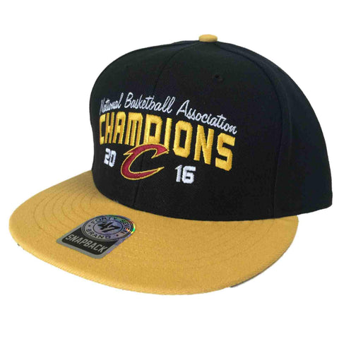 Shop Cleveland Cavaliers 47 Brand 2016  Finals Champions Snapback Hat Cap - Sporting Up