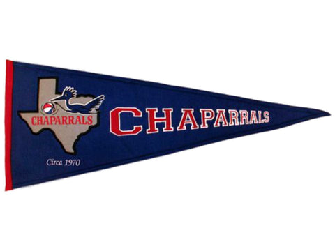 Shop Dallas Chaparrals NBA Winning Streak Hardwood Traditions Pennant (13" x 32") - Sporting Up
