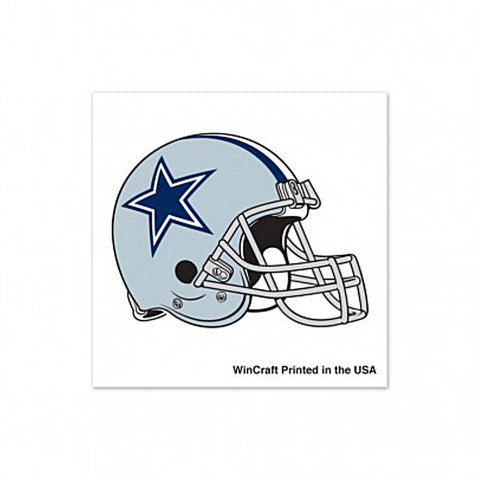 Shop Dallas Cowboys WinCraft Gameday Gray & Navy Helmet Temporary Tattoos (4 Pack) - Sporting Up