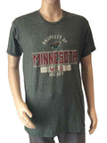 Minnesota Wild Retro Brand Green Red Vintage Style NHL T-Shirt - Sporting Up