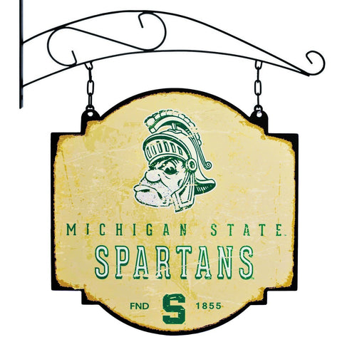 Shop Michigan State Spartans Winning Streak Retro 1983 Tavern Pub Bar Sign (16"x16") - Sporting Up