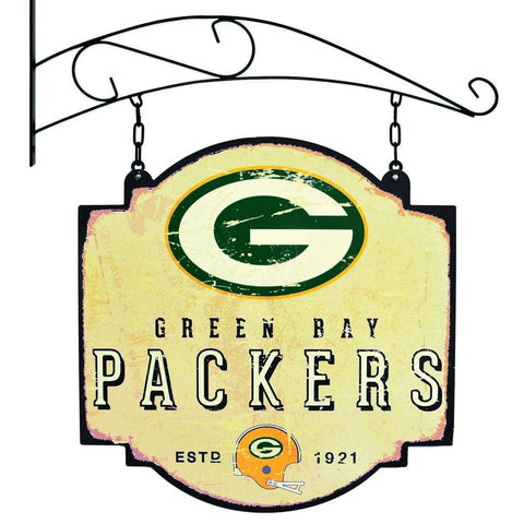 Shop Green Bay Packers Winning Streak Vintage Tavern Pub Bar Metal Sign (16"x16") - Sporting Up