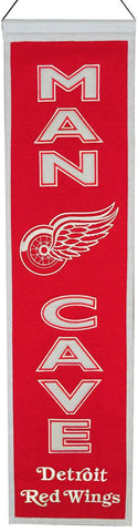 Shop Detroit Red Wings Winning Streak Man Cave Wool Banner (8"x32") - Sporting Up