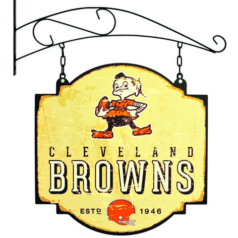 Shop Cleveland Browns Winning Streak Retro 1959 Tavern Pub Bar Metal Sign (16"x16") - Sporting Up