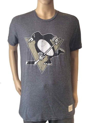 Shop Pittsburgh Penguins Retro Brand Gray Vintage Style Scrum NHL T-Shirt - Sporting Up