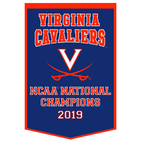 Shop Virginia Cavaliers 2019 NCAA Men's Basketball National Champions Dynasty Banner - Sporting Up