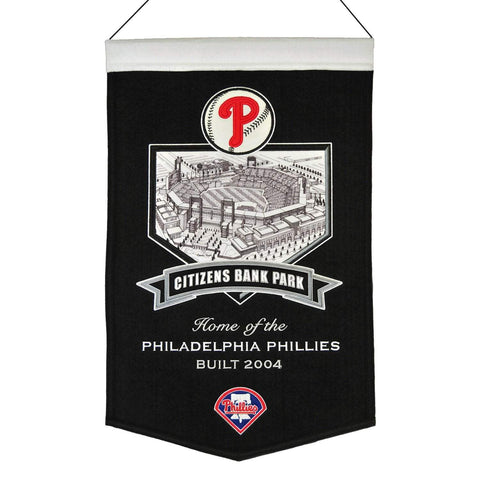 Shop Philadelphia Phillies Winning Streak Citizens Bank Park Wool Banner (15"x20") - Sporting Up