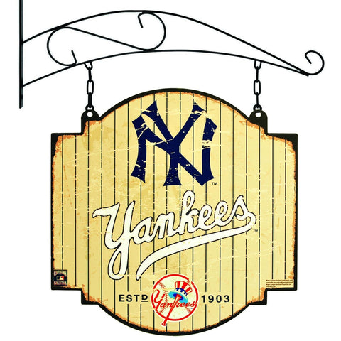 Shop New York Yankees Winning Streak Retro 1915 Tavern Pub Bar Metal Sign (16"x16") - Sporting Up