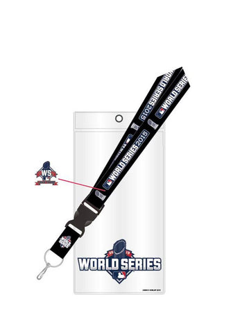 New York Mets Kansas City Royals 2015 World Series Lanyard Ticket Holder Pin Set - Sporting Up